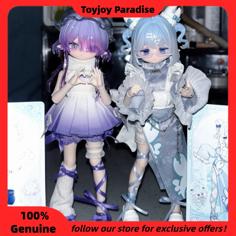 

Minty V2 Ocean Gemstone Series 1/12 Bjd Blind Box Cute Articulated Dolls Home Decoration Collections Minty Mystery Box As Gifts