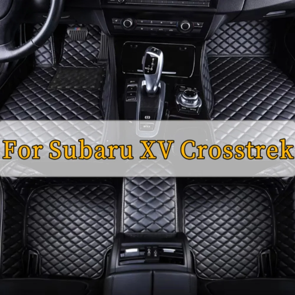Custom Car Floor Mats For Subaru XV Crosstrek Waterproof Easy to Clean Non-Slip All Weather Auto Interior Carpets Accessories