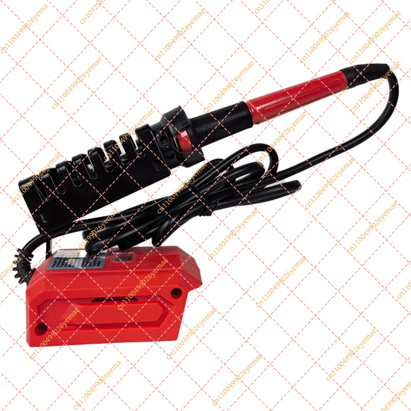 Adjustable Temperature Electric Soldering Iron, 60W Cordless Iron Compatible for Milwaukee 18V Battery (300-510)