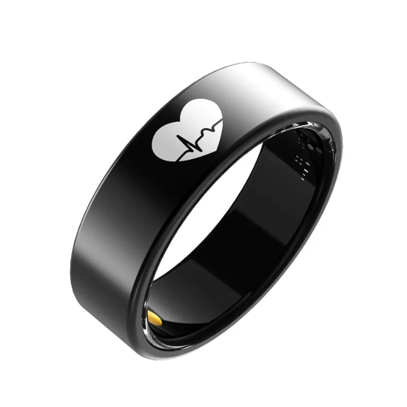 

Hyperliving Smart Ring App Controlled Sport Fitness Tracker for Men Women Measures Heart Rate Body Temperature Blood Lighting