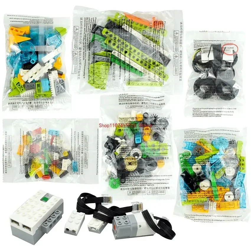 MOC High-Tech WeDo 2.0 Robotics Construction Set Building Blocks Compatible With Brand Wedo 3.0 Educational Creative DIY Toys