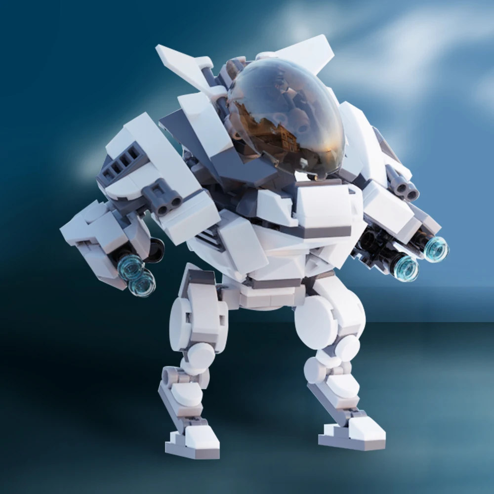 

Gobrick MOC Mech Robot Centauris Mk II тактические боевые строительные блоки Набор оружие Mecha Танк Образование Кирпичи игрушки для детей подарок