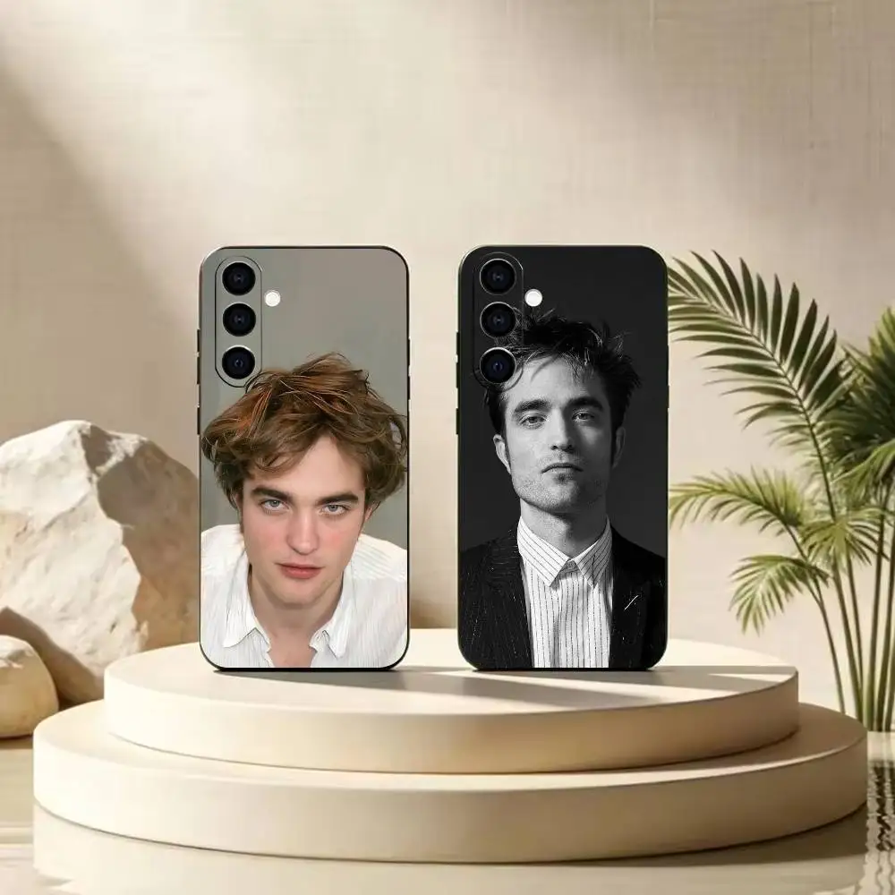 Robert Pattinson, acteur. Coque de téléphone en silicone souple noire pour Samsung Galaxy A71, A72, A73, A51 et autres modèles similaires.