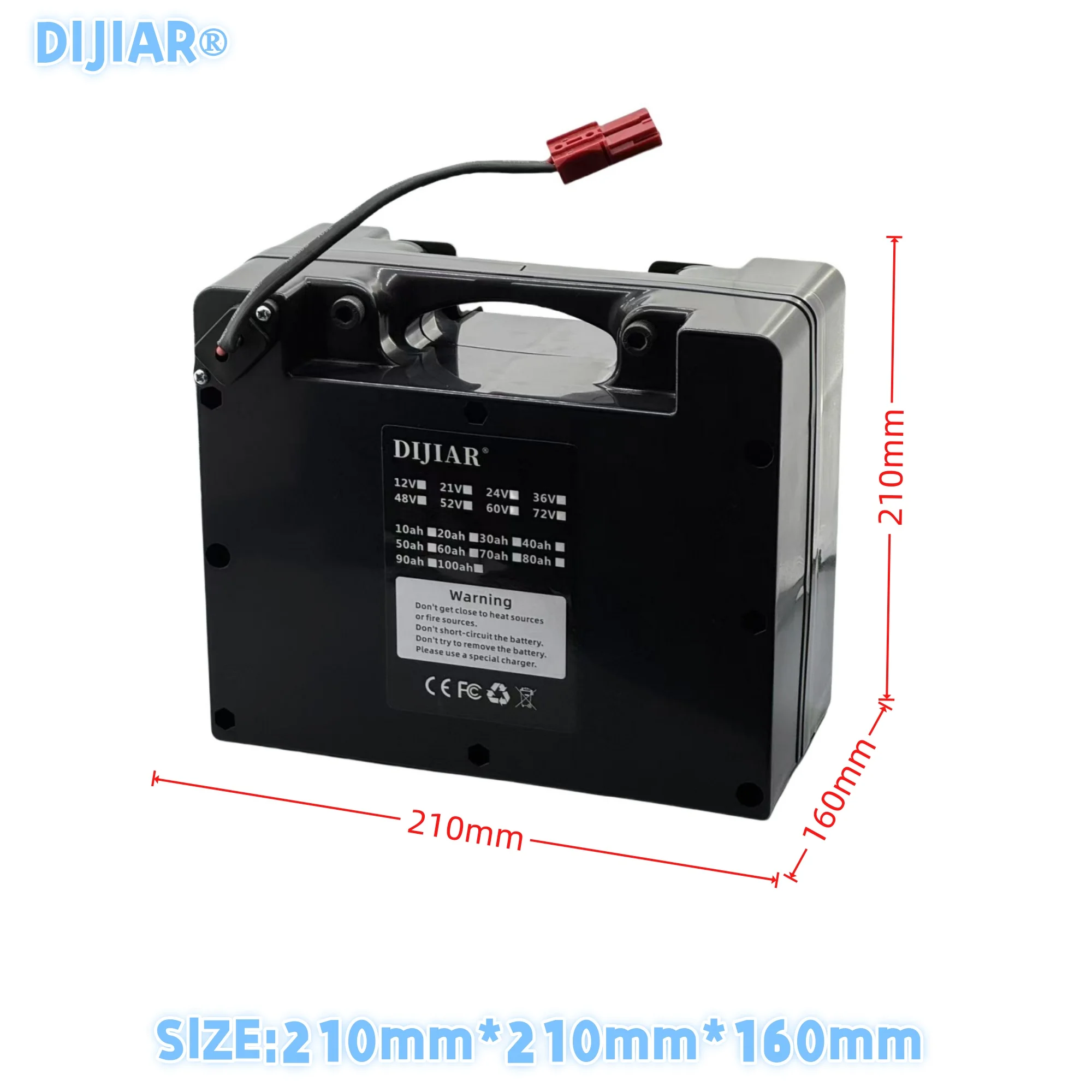 النقل الجوي، 24 فولت العلامة التجارية الجديدة سعة كبيرة 18650 بطارية ليثيوم أيون 20AH-70AH تطبيق كرسي متحرك، سيارة التنقل لكبار السن #4