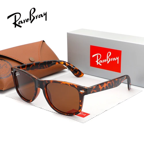 Gafas de sol polulares clásicas para hombre, montura grande UV400, gafas de conducción para mujer, gafas de moda de viaje polarizadas para exteriores