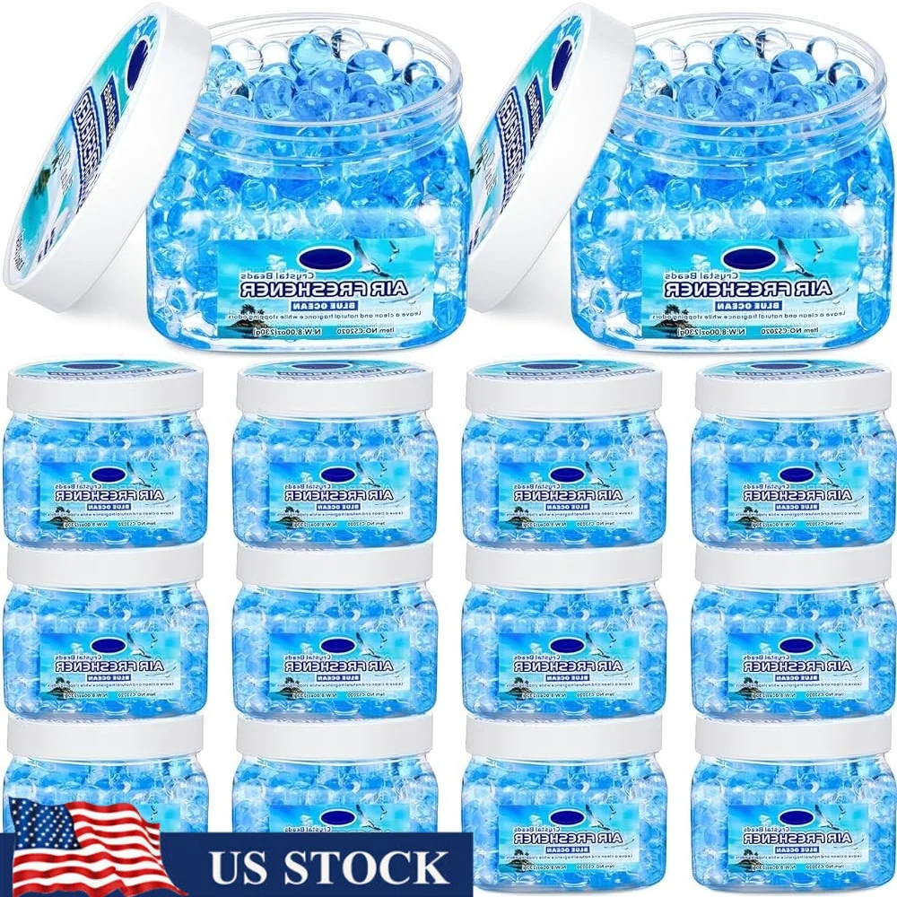 

12 шт. гелевые бусины для устранения запахов, долговечный освежитель воздуха для дома, ванной комнаты, офиса, лодки на автофургоне, нейтралирует неwanted запахи