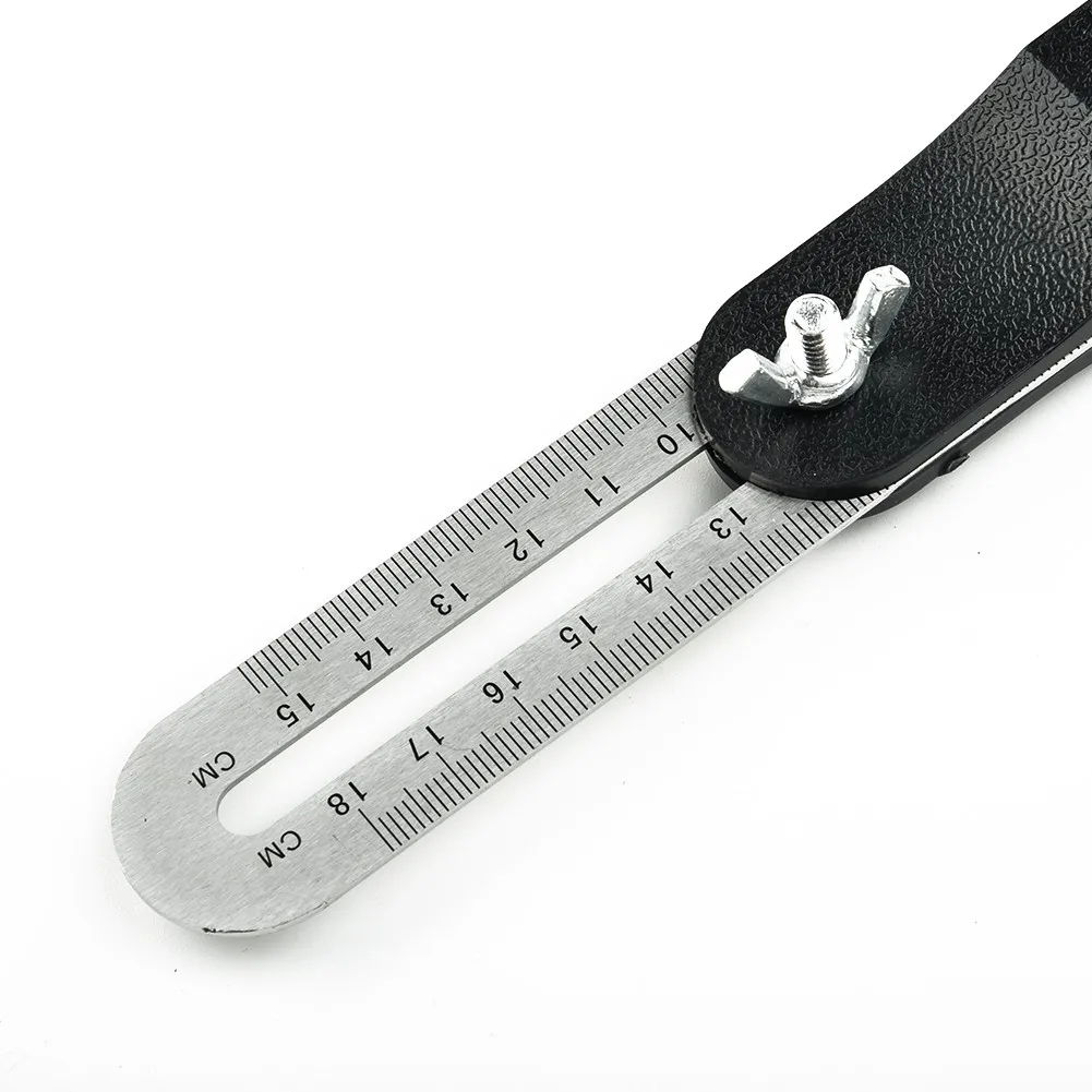 Stainless steel Angle Ruler Sliding Wood Marking Tool Level Carpenters Gauge Angle Finder Square Gauge Protractor