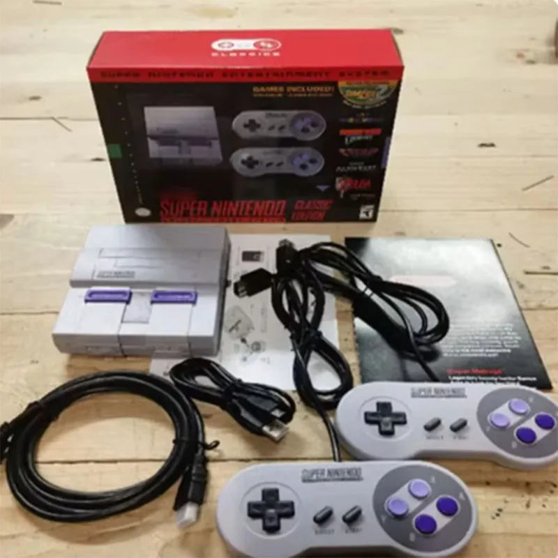 슈퍼 NES 닌텐도 21 게임용 SNES 게임 콘솔, 16 비트 SNES 미니 게임 콘솔