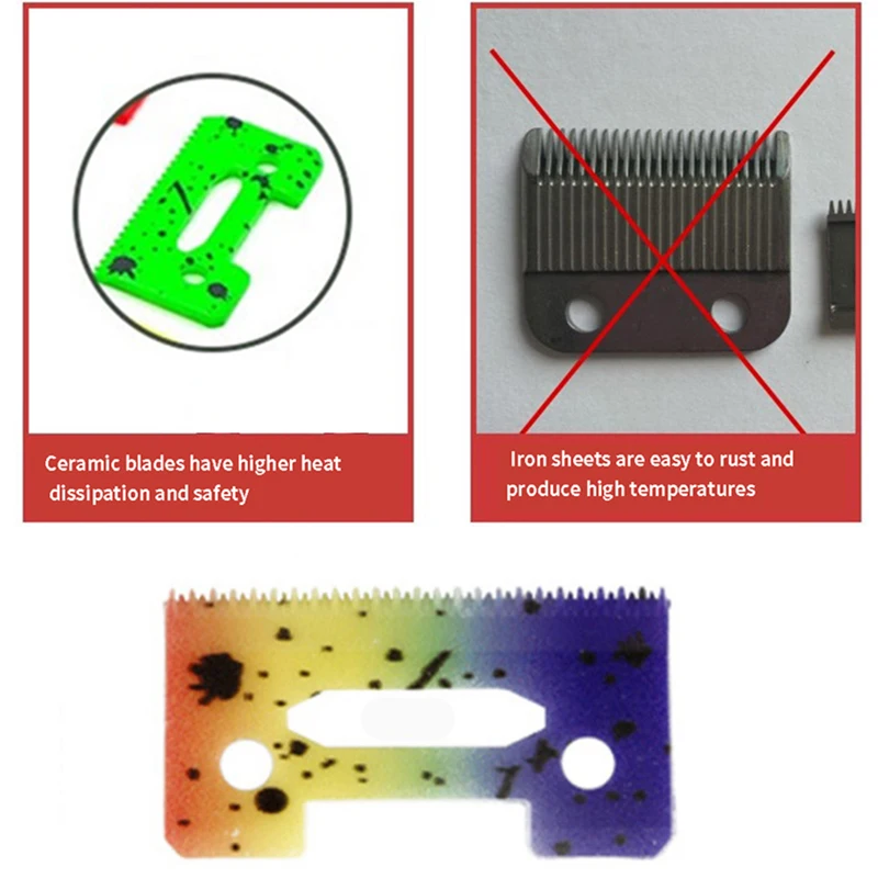 1 шт., сменные керамические лезвия для машинки для стрижки волос