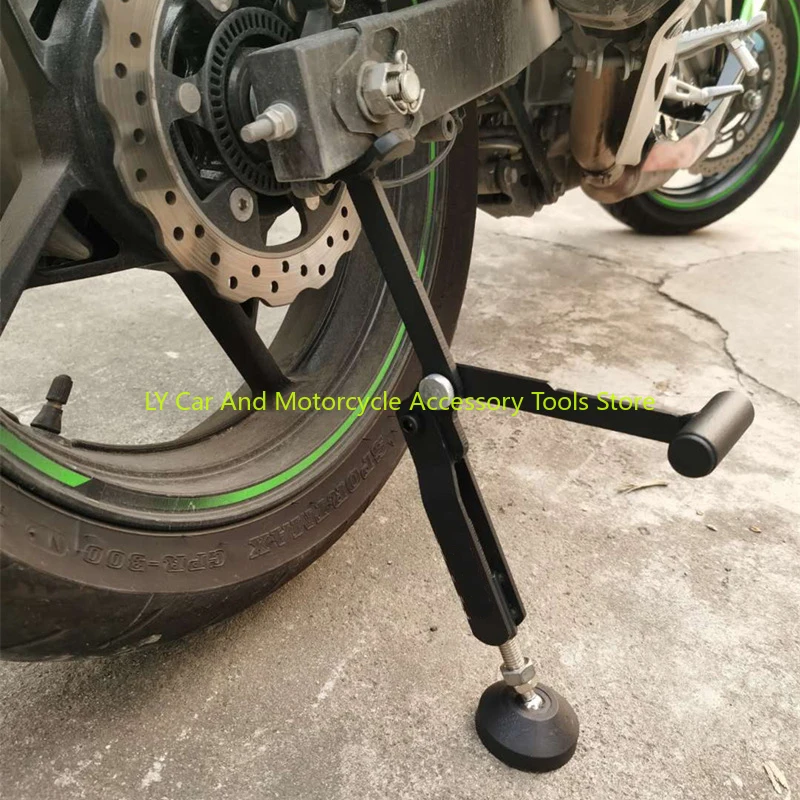 Motorcycle Front And Rear Wheel Lifting Frame Repair And Maintenance, Parking Support Frame Folding, Portable, And Labor-Saving