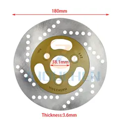 180mm Front Brake Disc /  Rotors Motorcycle Accessories Fit for Suzuki AN125 or Universal Motorbike Parts