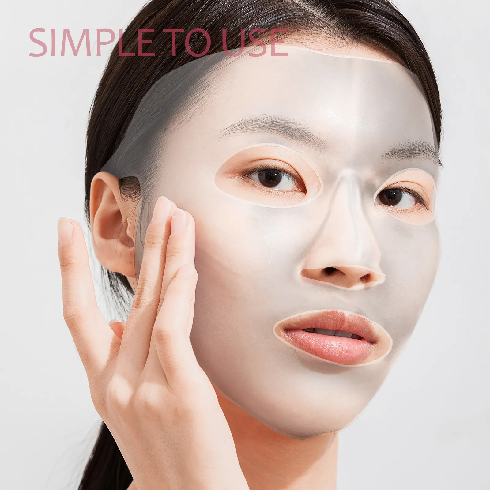 3Pcs Silicone Face Mask Cover Reusable Mask for Sheet Masks Moisturizing Facial Beauty Tool Spa Bath Essential