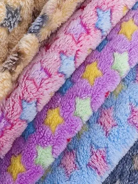 winter-warm-plush-fabric-100160cm-cute-little-star-pattern-bag-strap-no-brand-registered-trademark-before-2011-listing