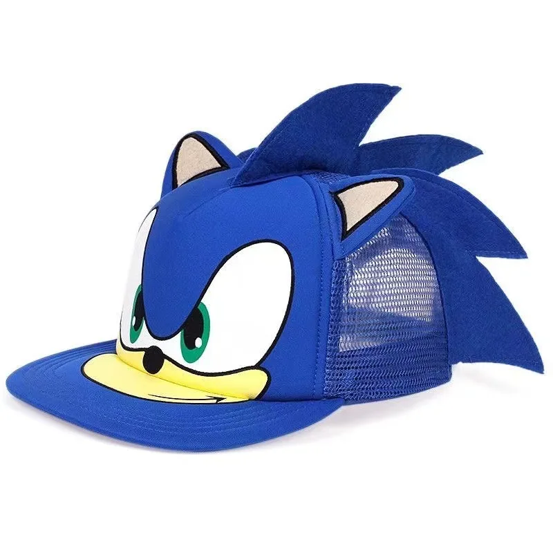 Cartoon Action Sonic Peripheral items Adjustable Sonic Mouse Sonic Kid Sun Hat Summer Baseball Cap