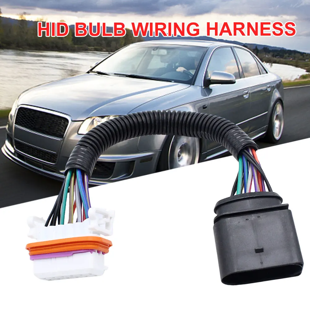 Headlight Wiring Harness 95563123911 Lamp Xenon Front Connector 95563123910 for Porsche Cayenne 2003 2004 2005 2006