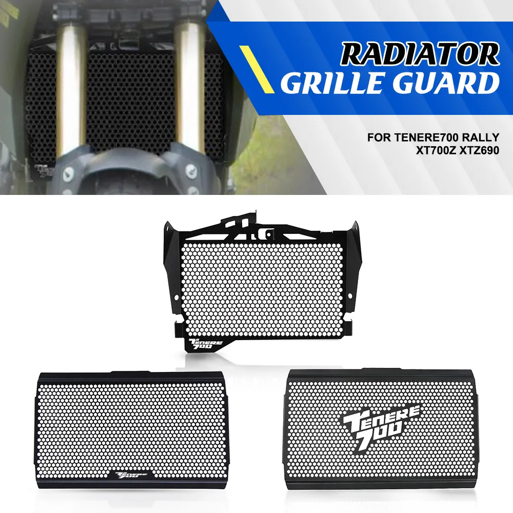 

FOR Yamaha Tenere700 Rally XT700Z XTZ690 Motorcycle Radiator Guard Protector Grill Protective Cover Tenere 700 T7 XTZ700 TX690Z