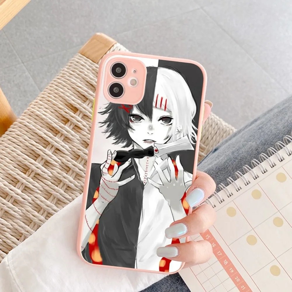 Anime JUUZOU SUZUYA Tokyo Phone Case for iPhone 14 11 12 13 Mini Pro Max 8 7 Plus X XR XS MAX Translucent Matte Cover