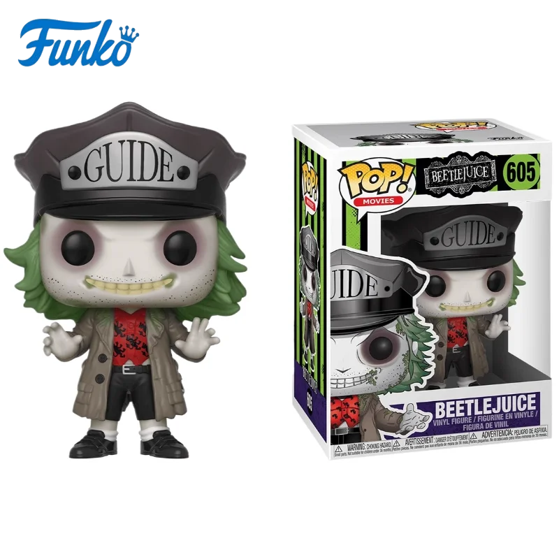 ¡Funko POP! Figura de acción coleccionable Beetlejuice auténtica y auténtica, juguete de adorno a la moda, juguetes para niños y niñas, regalo de Navidad