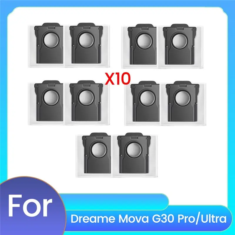 

10PCS Replacement Efficient Dust Bags For Dreame Mova G30pro/Ultra Household Vacuum Cleaning Spare Parts