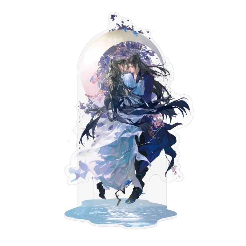 The Husky and His White Cat Shizun Official Merch Yue Hui Series Can Yue Tang Hui Standee Photo Card Badge Shikishi
