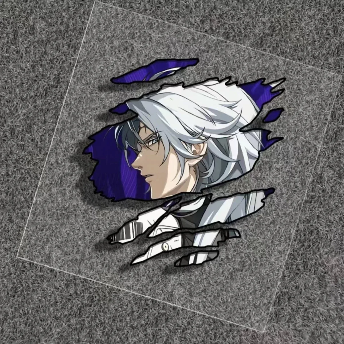 Аниме Singing Tide, Yin Lin, Ji Yan, Ka Carlo, индивидуальные глаза, водонепроницаемые наклейки для автомобиля, наклейки для украшения мотоцикла