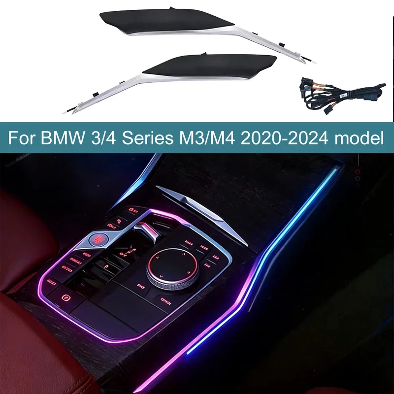 

Ezonetronics Car Interior Ambient Light Center Console LED Atmosphere Lamp for 2020-2024 BMW G20 G22 G80 G82 3/4 Series M3 M4