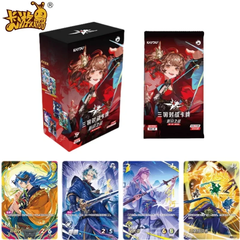 KAYOU подлинная карта трех королевств, торговая битва, конкурентоспособная карта, борьба с дополнительной упаковкой, коллекционная карта, оригинальная коробка