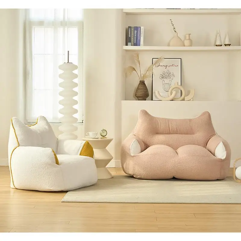 

Lazy sofa can sleep Internet celebrity cute single small sofa small apartment bedroom balcony tatami leisure chair