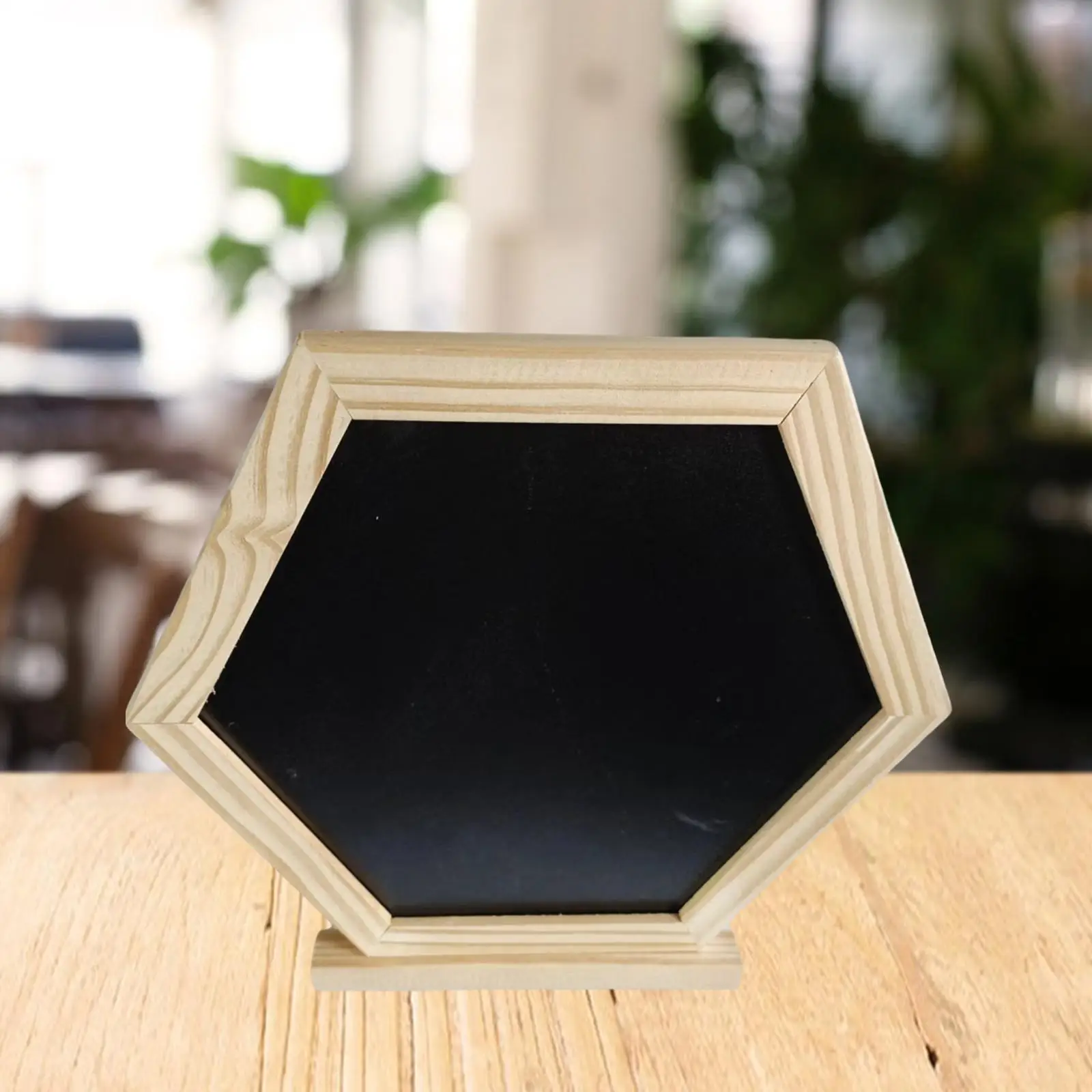 Desktop Note Memo Board Black Chalkboard Writable Chalkboard Sign Decorative Wood Chalkboard Chalkboard Sign for Buffet Shops