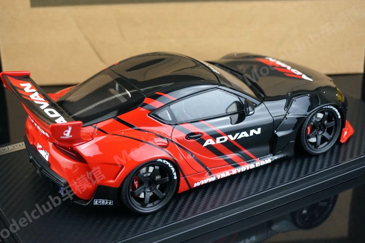 IG 1:18 Supra A90 Advan Pandem JDM Simulation Limited Edition Resin Metal Static Car Model Toy Gift
