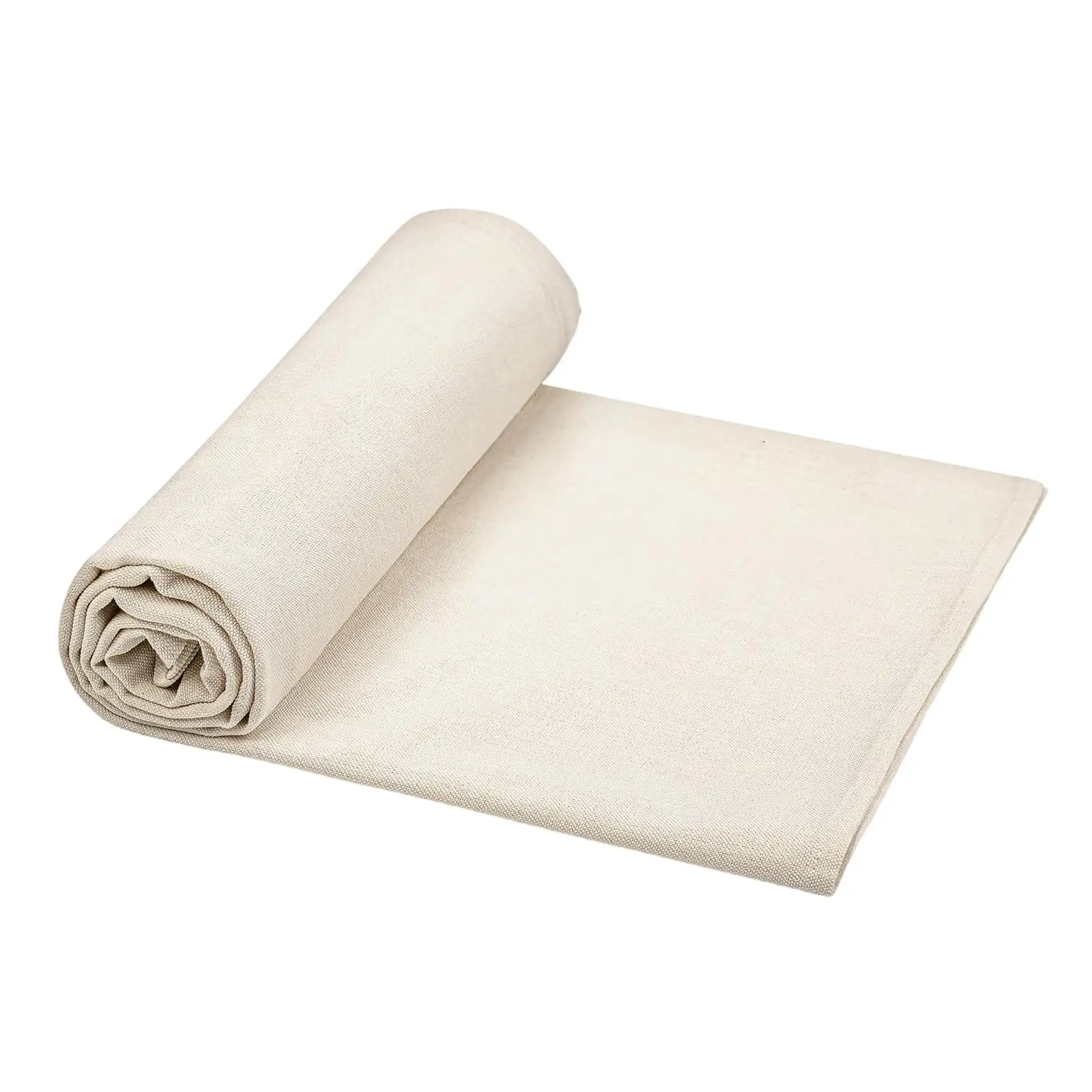 Rectangle Linen Tablecloth Washable Water Absorbent Fabric Table Mat for Dining Room Pottery Art Activities