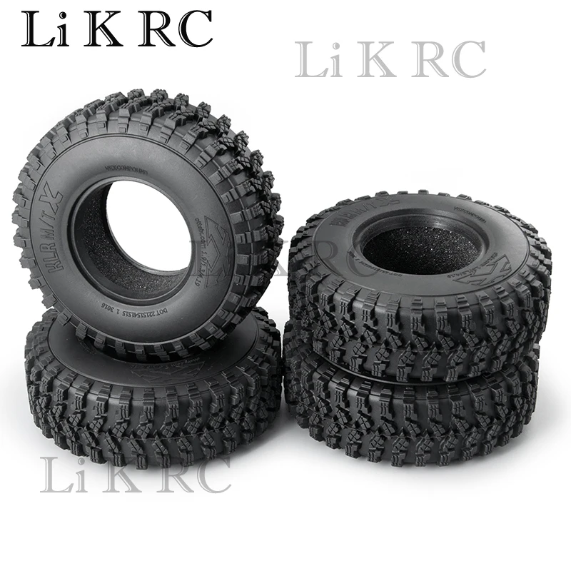 RC Car Wheel Tires 1.9Inch Mud Grappler Rubber Tyres 106x38mm for 1/10 RC Rock Crawler Axial SCX10 Upgrade Parts