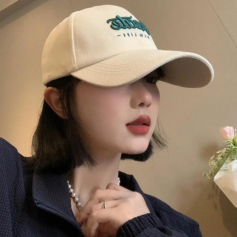 Vintage Washed Baseball Cap Unisex Create Embroidery Snapback Hat Summer Outdoor Sports Sun Protection Adjustable Peaked Caps