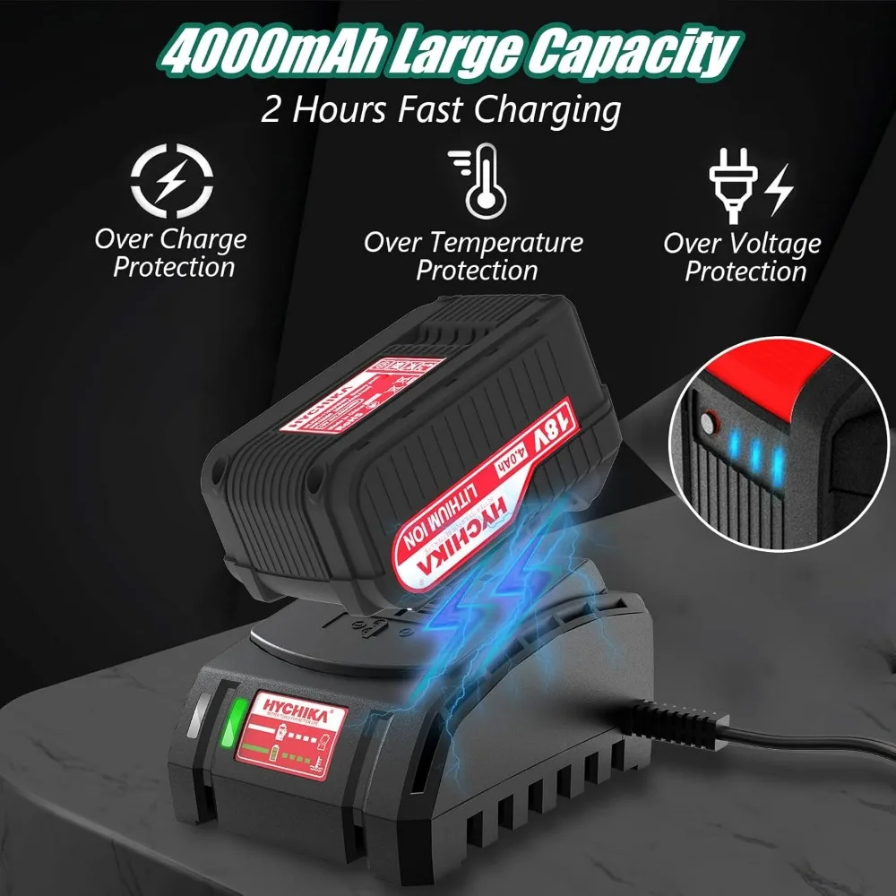 Obeng Impack Tanpa Kabel 18V, Driver Torsi Tinggi 1/2 Inci dengan Daya 350 N.m, Termasuk Baterai dan Soket untuk Pekerjaan Ban dan Baut