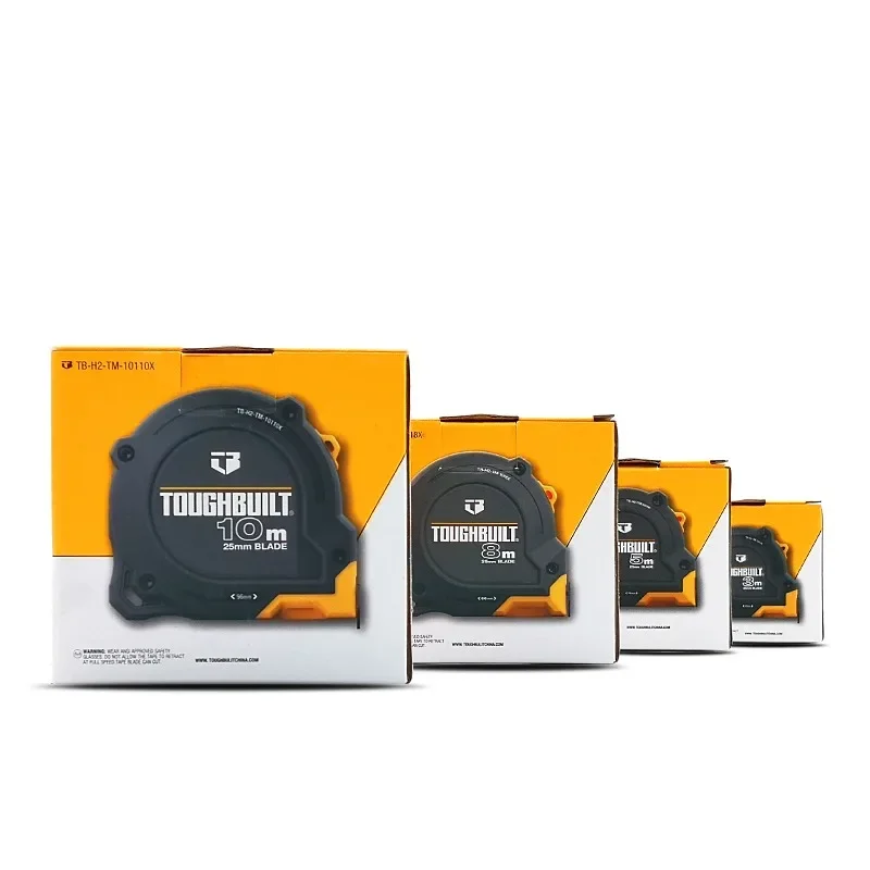 TOUGHBUILT TB-H2-TM-1013X TB-H2-TM-1015X TB-H2-TM-1018X TB-H2-TM-10110X Metric High Precision Wear Resistant Steel Tape Measure