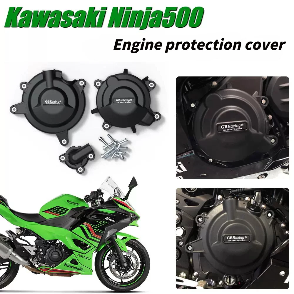 

Ninja 400 Motorcycle Engine Protection Cover Set Case For Kawasaki NINJA 400 2018-2023 Ninja 500 2024 2025 Z400 2019-2023