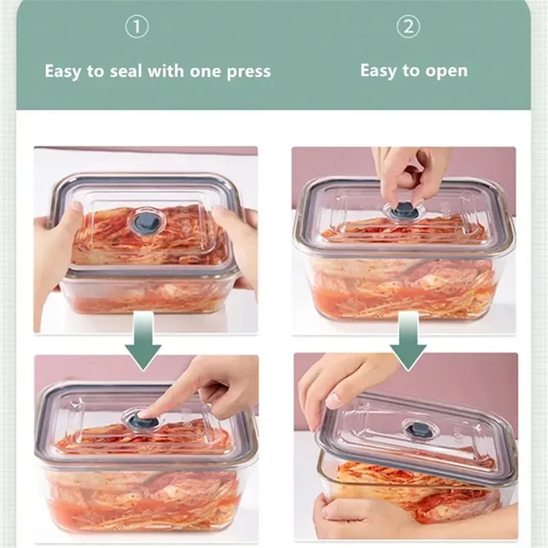 Large-capacity fruit and vegetable crisper food grade special glass bowl with lid heat-resistant and high temperature-resistant