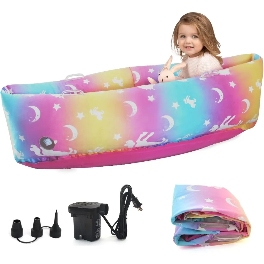 

Сенсорное кресло, надувное каноэ Peapod 60 для аутистики с разноцветным дизайном, идеальная сенсорная терапевтическая стручка для успокоения и фокусировки