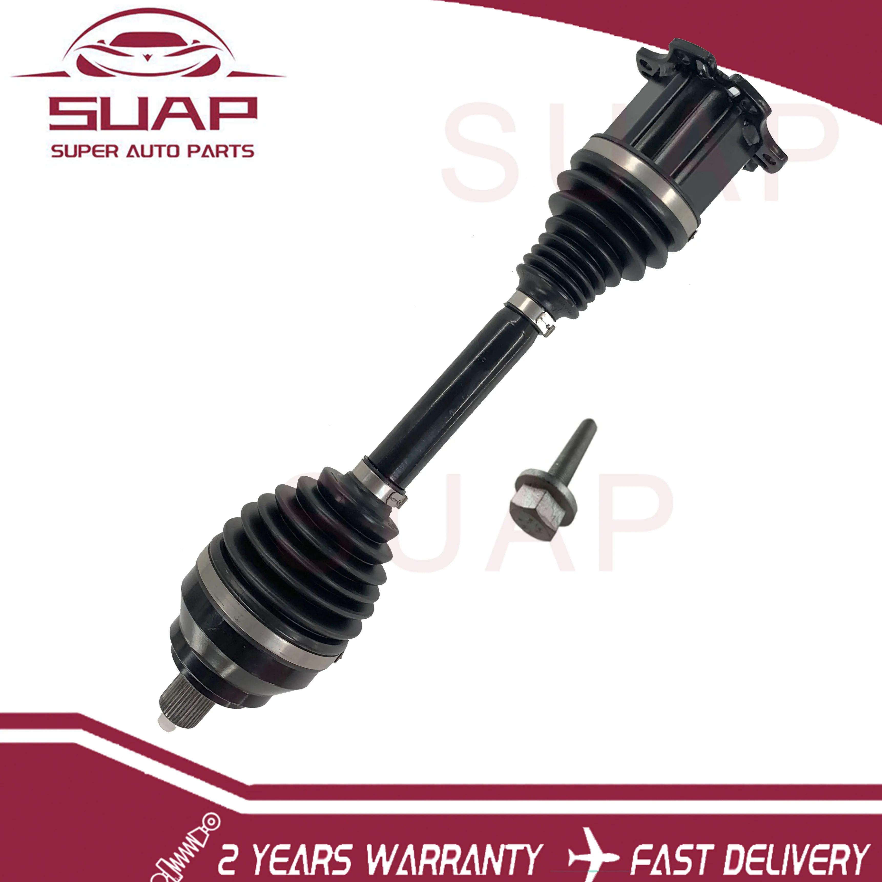 For Bentley Continental 2003-2012 NEW Front CV Joint Axle Drive Shaft 3W0407271 3W0407272