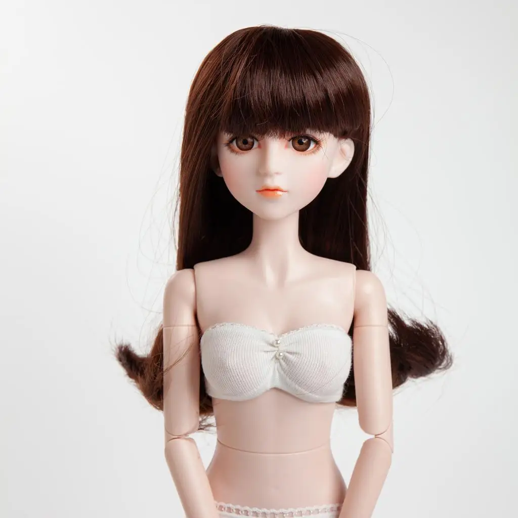 Accesorios para el cabello con separación central de peluca de pelo/4 BJD para MSD para DOD para Dollfie Doll