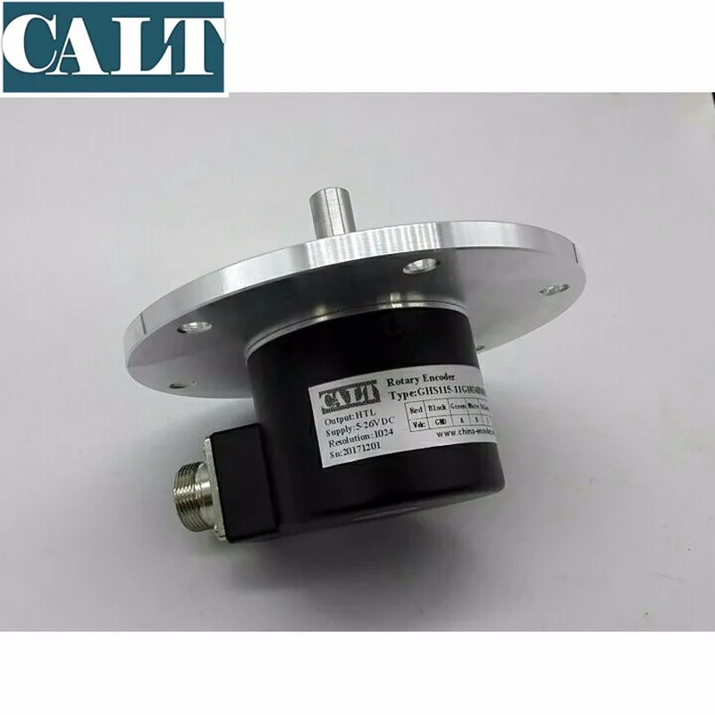 Driver Line Diameter Luar 115MM 1024ppr 11mm Rotary Encoder Poros Padat Pengganti EH115A1024Z8/24L