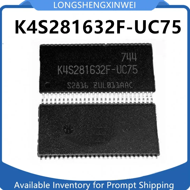 1PCS New K4S281632F-UC75 K4S281632F TSOP-48 Original Memory Chip IC Granular Flash