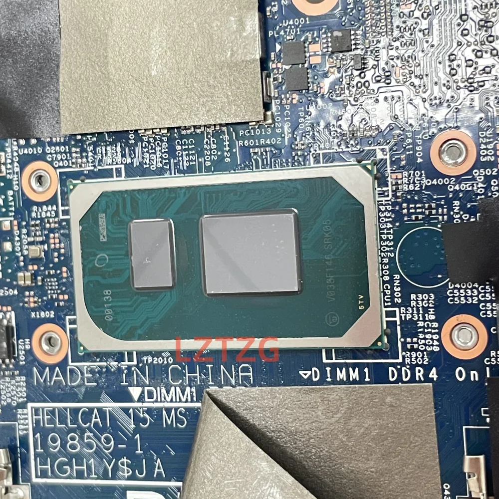 19859-1 สําหรับ Dell Inspiron 5406 7506 2-in-1 แล็ปท็อปเมนบอร์ด I5-1135G7 I7-1165G7 CPU UMA CN-0YGNMD 100% ทดสอบ OK