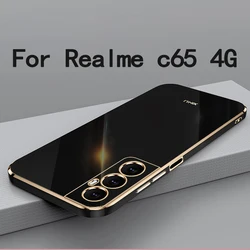 For Realme C65 4G Case Cover For Realme C65 4G High Quality Soft TPU Anti-fingerprint Camera Protection Case Cover