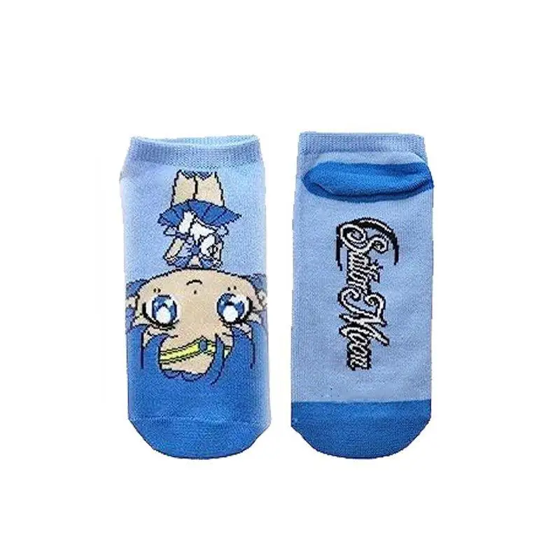 New Kawaii Cute Sailor Moon Socks Boat Socks Pure Cotton Socks Four Seasons Sweet Cartoon Versatile Birthday Gift For Children