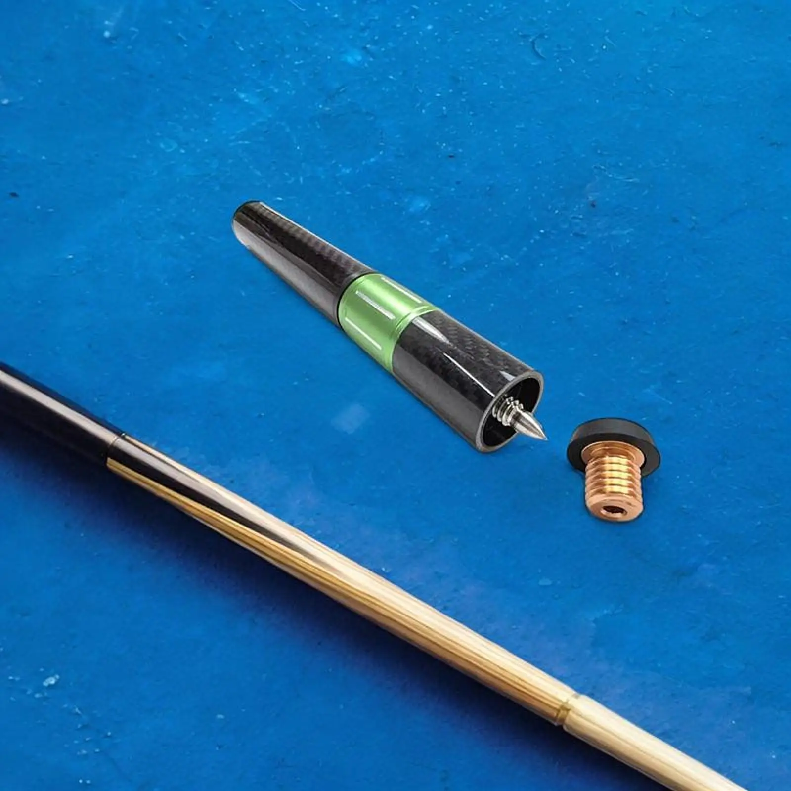 

Telescopic Billiard Cue Extension Carbon Fiber Portable Lengthener Tool for Pool Stick Enhanced Performance