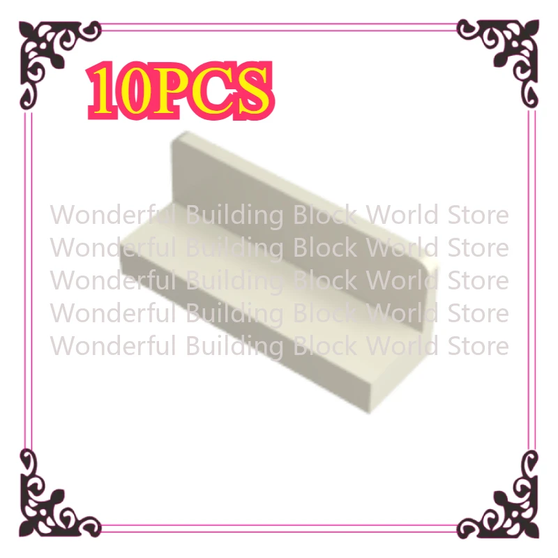 MOC 10 Uds piezas de bloques de construcción 23950 1x3 placa de pared DIY juguete para niños regalo de cumpleaños