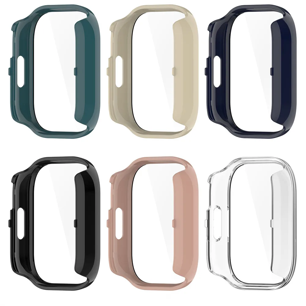 ฝาครอบกรณีและกระจกนิรภัยป้องกันหน้าจอสําหรับ Redmi watch 5 Active Frame คุณภาพสูง PC Slim อุปกรณ์ป้องกัน