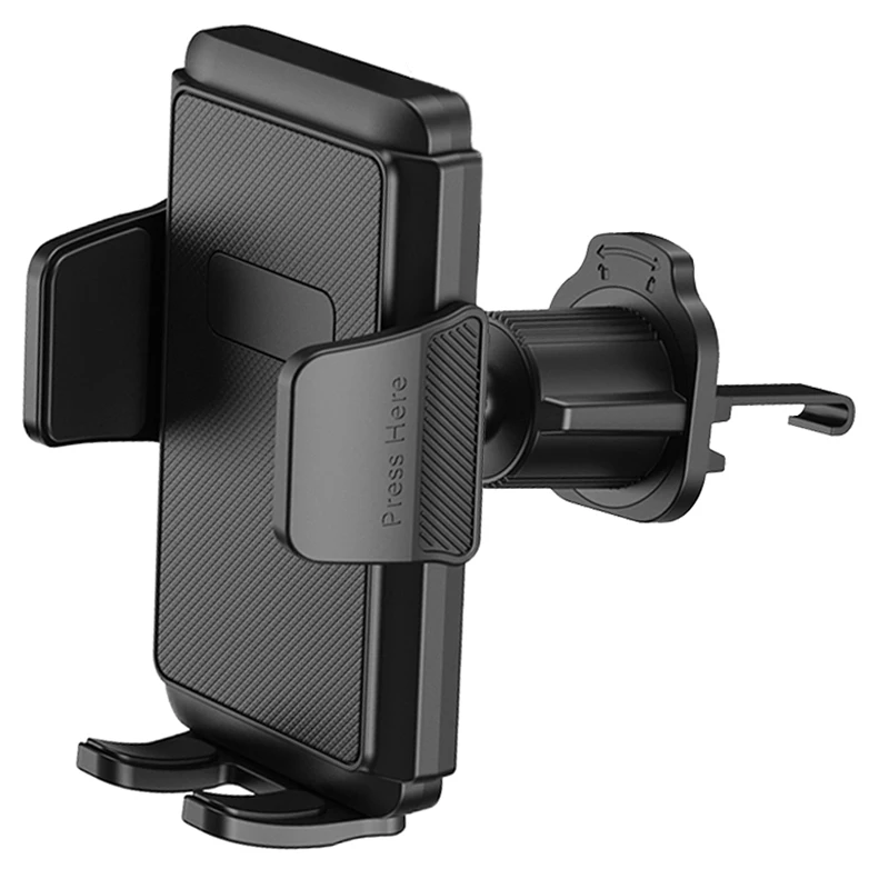 

Универсальный автомобильный держатель для телефона Защита в стиле милитари Большой телефон и толстые чехлы Дружественные громкие вентиляционные отверстия Автомобильное крепление Металлический крючок