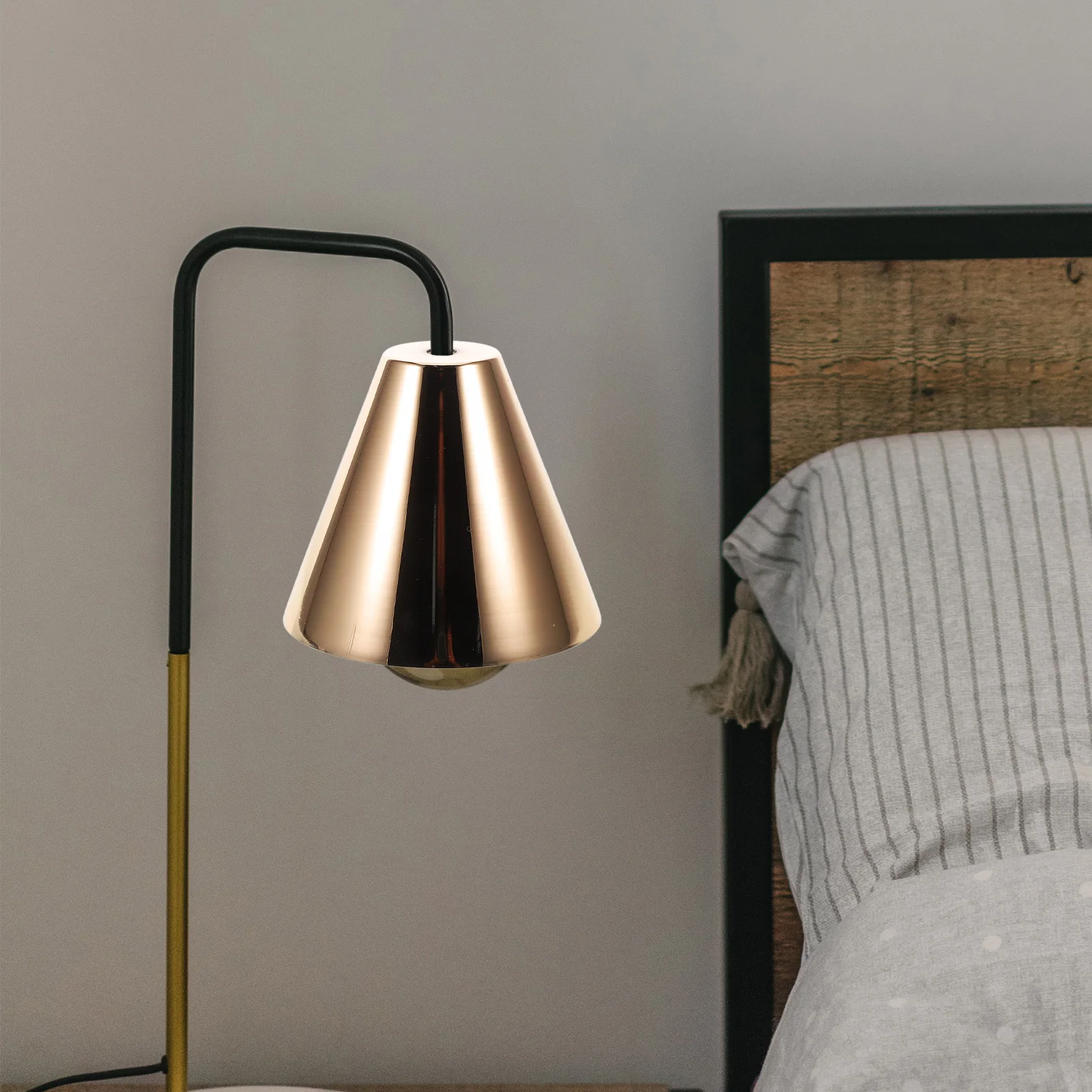 

Small Drum Metal Lamp Shade Iron Cover for Table Lamps Warmer Light Shade Decor Light Fixture Cover